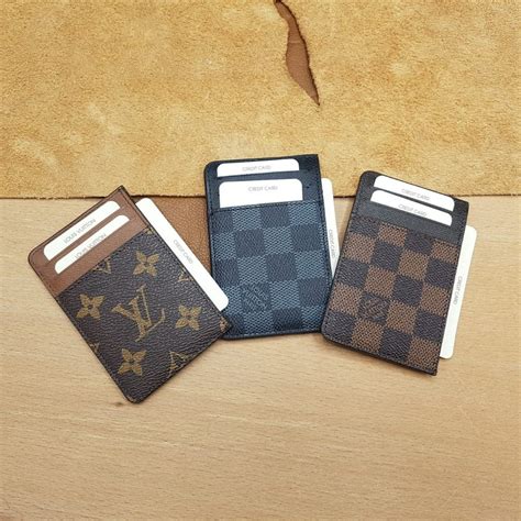 louis vuitton coin card holder fake|louis vuitton men's card holder.